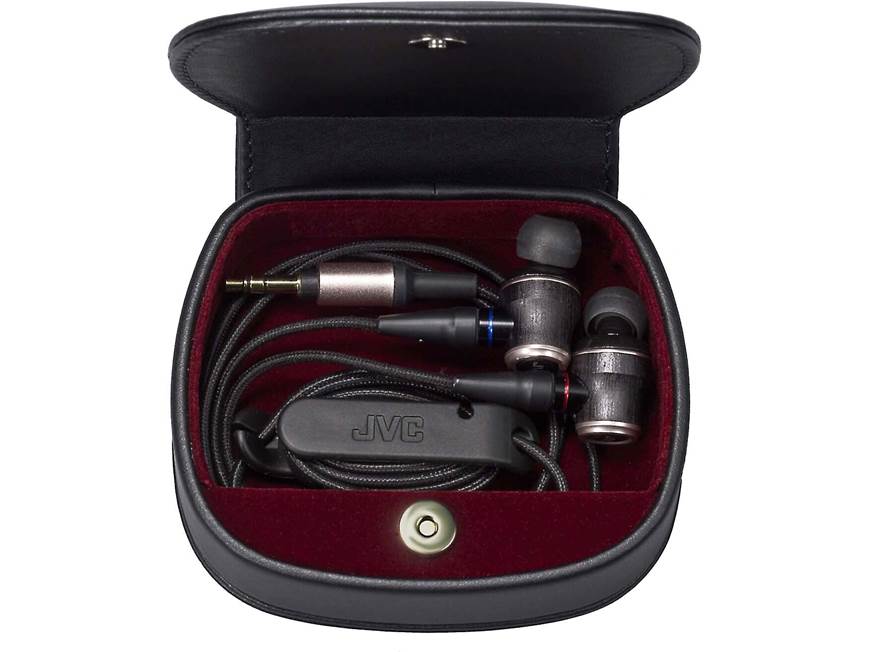 JVC HA-FW01 In-ear headphones with wood drivers and wood/metal