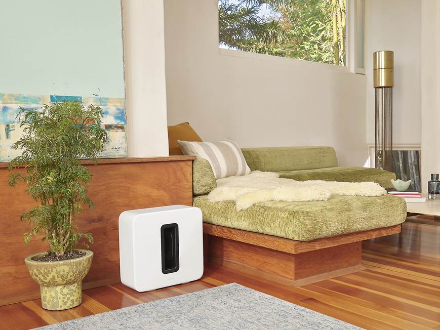 Sonos Sub (Gen 3) (White) Wireless subwoofer for compatible Sonos