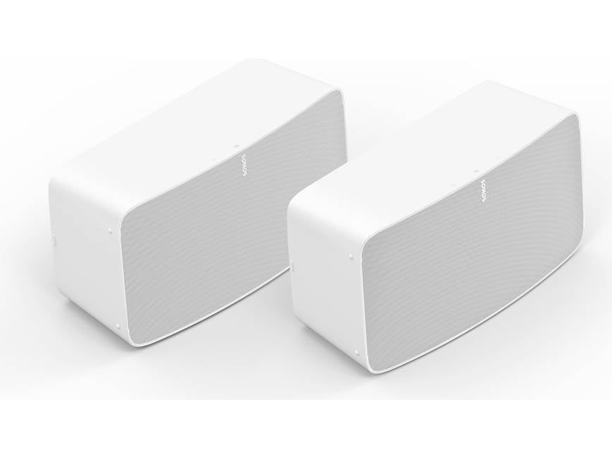 Sonos Five - 2 pack (White) Wireless powered speakers with Wi-Fi