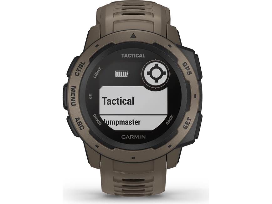 [きりこパパ]Garmin Instinct Coyote Tan Garmin Instinct Tactical Edition (Coyote Tan) Rugged GPS