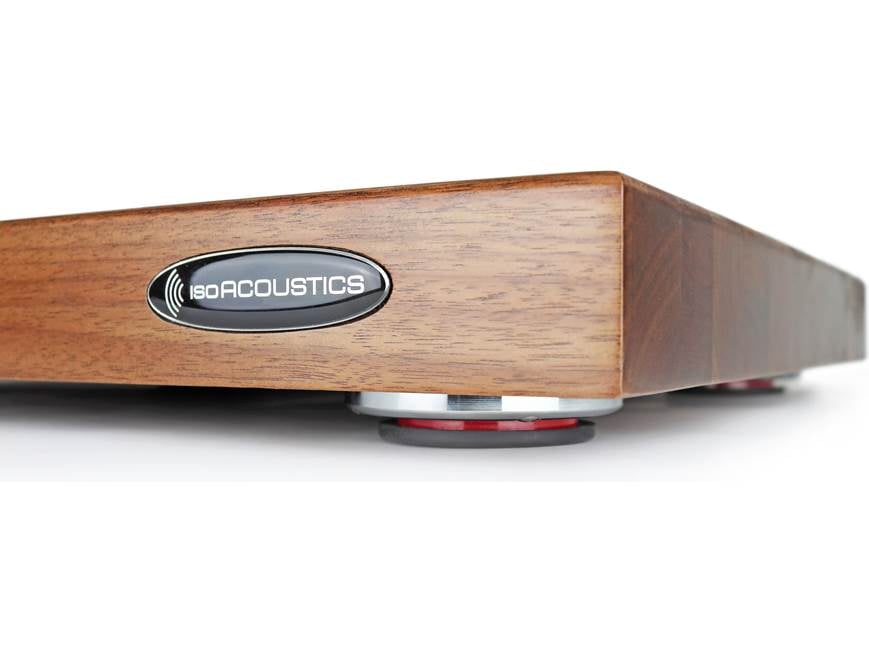 IsoAcoustics Delos Turntable isolation platform (Walnut) at