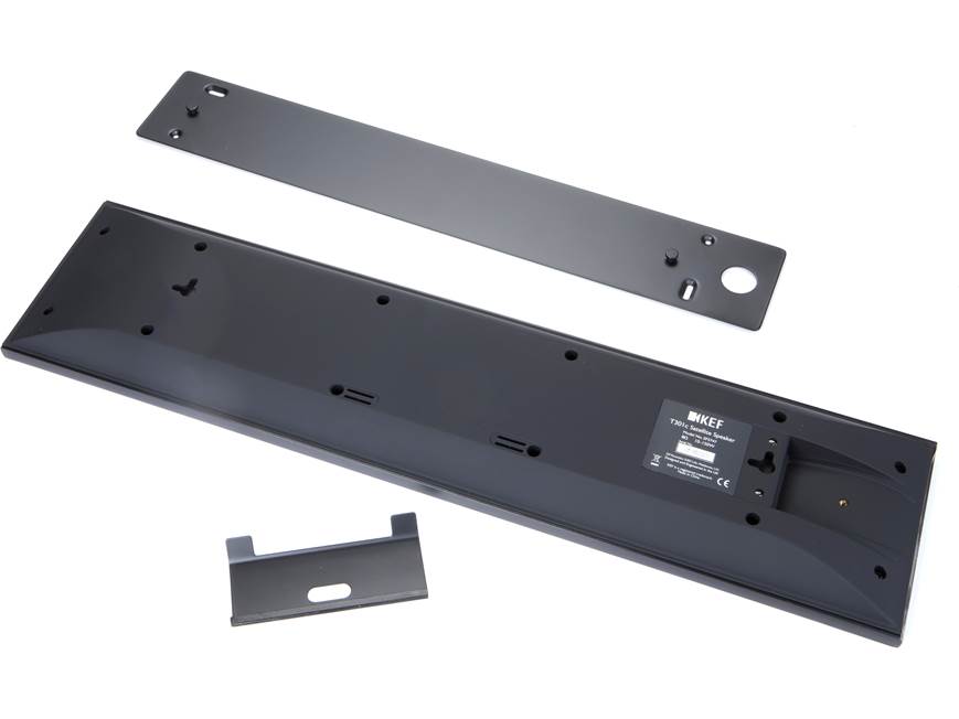 KEF T301C (Black) Ultra-thin wall-mountable center channel speaker