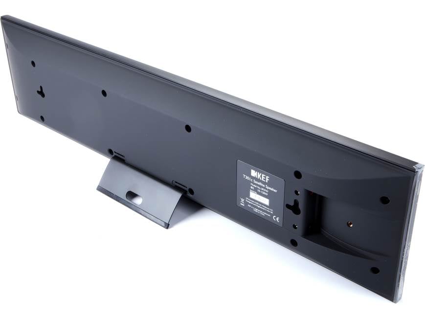 KEF T301C (Black) Ultra-thin wall-mountable center channel speaker