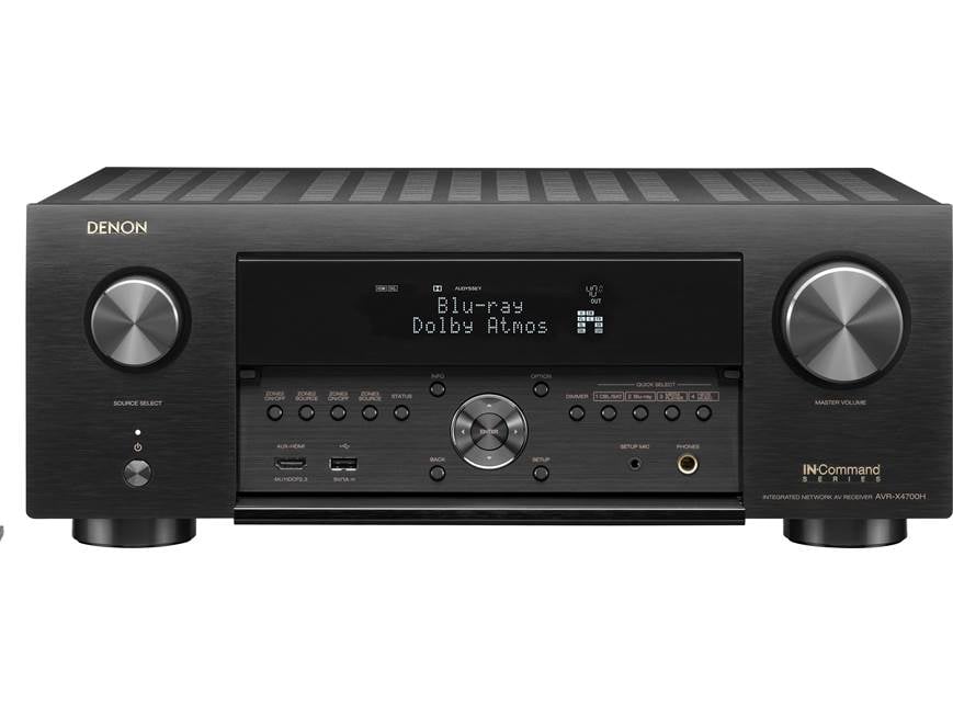 Denon AVR-X4700H 9.2-channel home theater receiver with Wi-Fi
