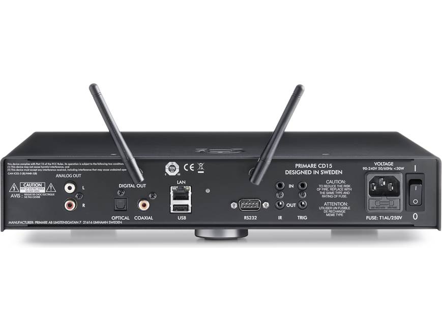 Primare CD15 Prisma (Black) CD player/DAC/network player with Wi