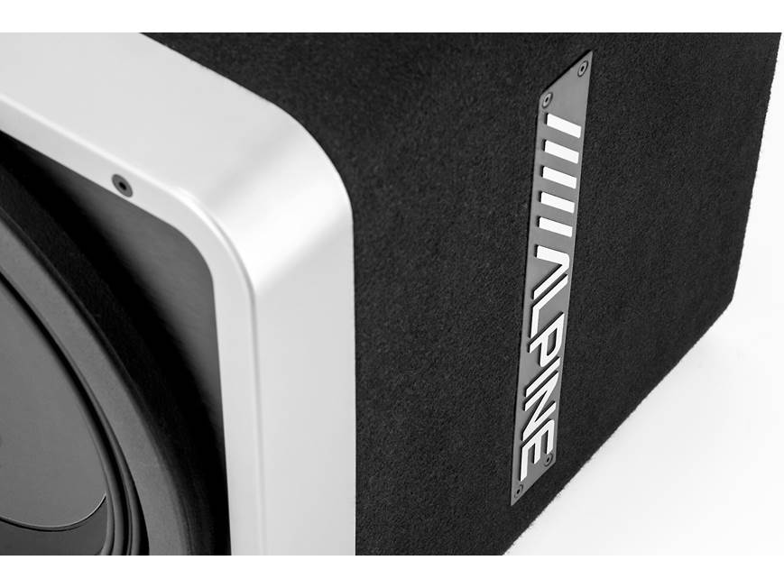 Alpine S-SB10V-BNDL Bass Boost Package Includes S-SB10V 10" ported  enclosure, S-A60M amplifier, and RUX-KNOB.2 remote level control at  Crutchfield