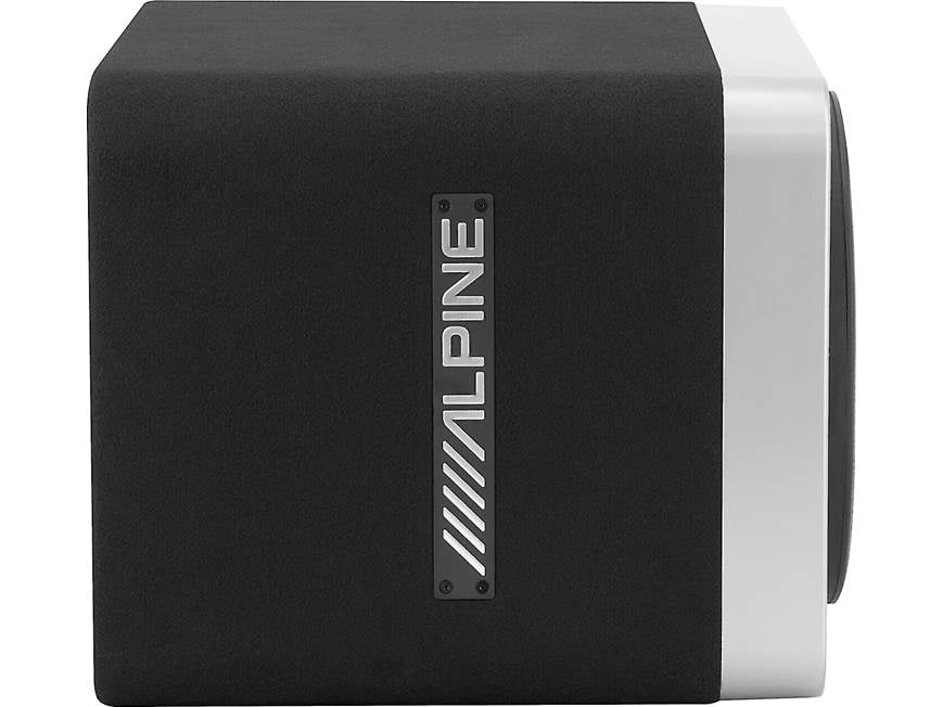 Alpine S-SB10V-BNDL Bass Boost Package Includes S-SB10V 10" ported  enclosure, S-A60M amplifier, and RUX-KNOB.2 remote level control at  Crutchfield