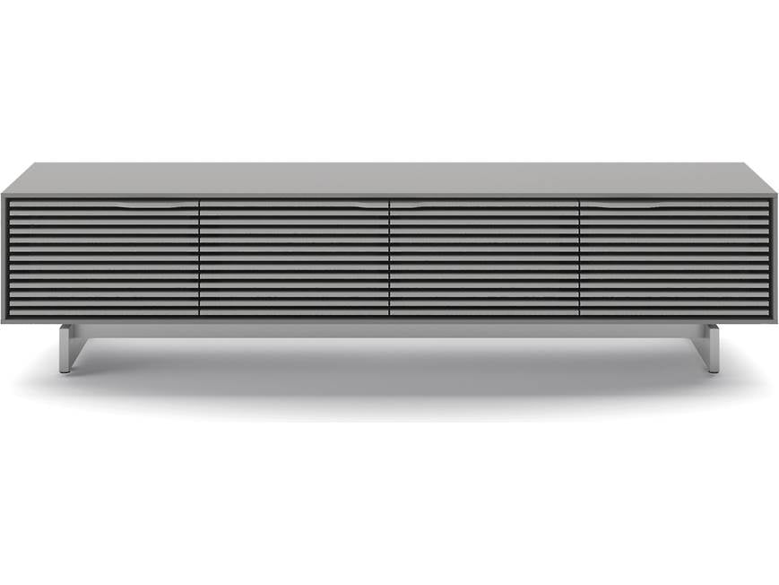 BDI Align 7473 Media Cabinet (Fog Grey) Low-profile, 19