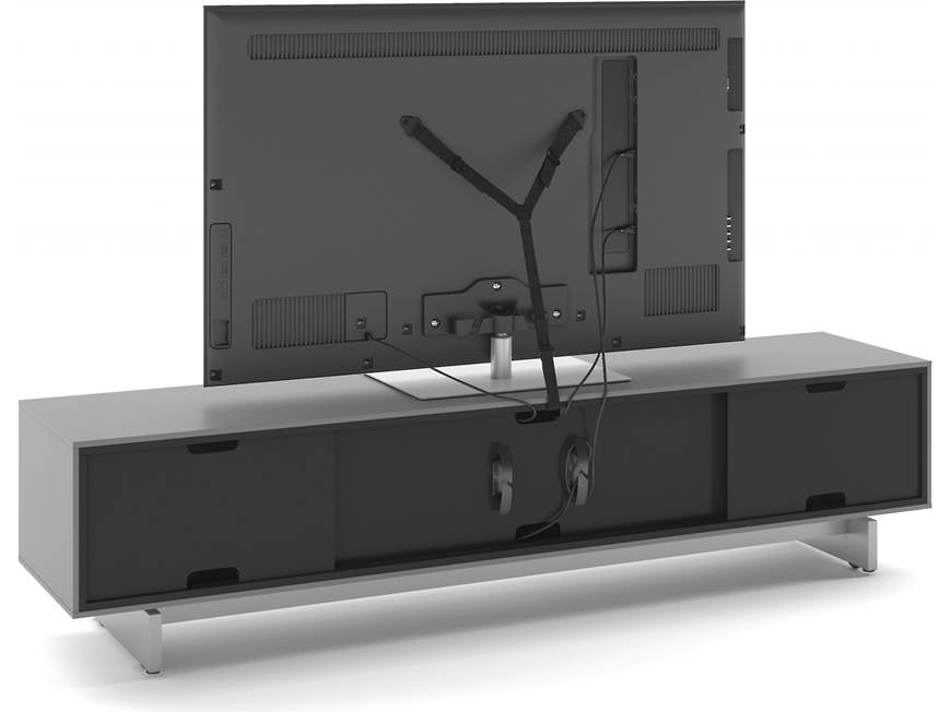 BDI Align 7473 Media Cabinet (Fog Grey) Low-profile, 19