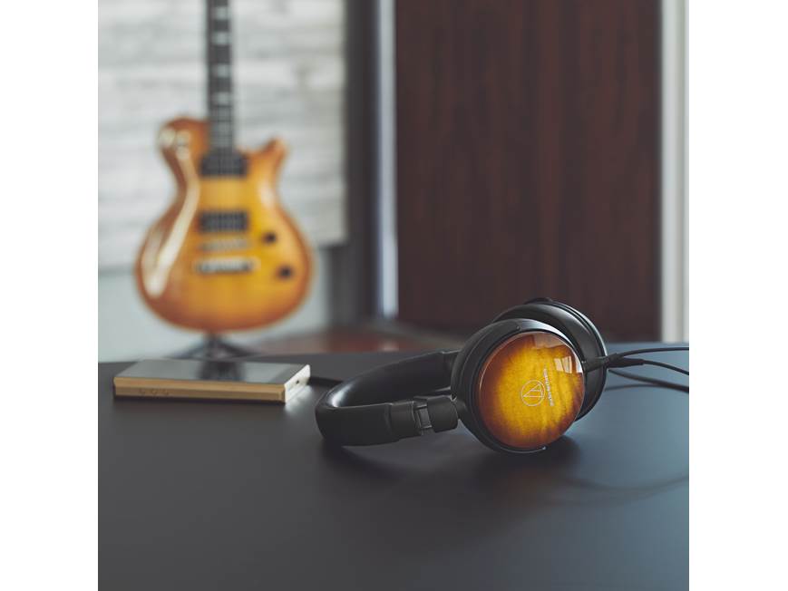 Audio-Technica ATH-WP900 Over-ear maple wood headphones at Crutchfield