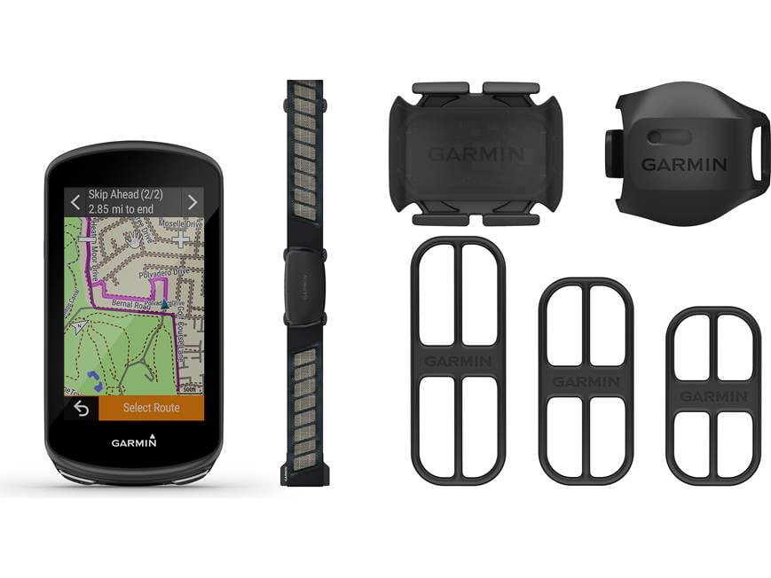 Garmin Edge 1030 Plus Bundle GPS bike computer with cadence sensor