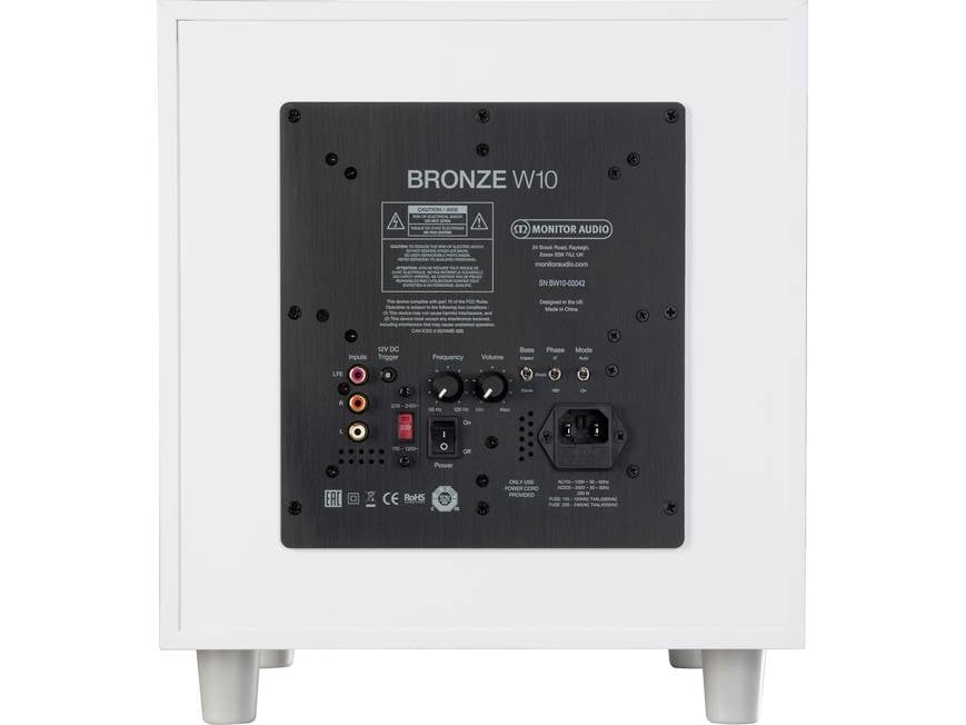 Monitor Audio Bronze W10 (Black) Powered subwoofer (Black) at