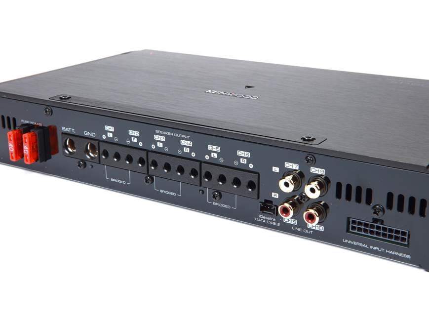 Kenwood Excelon P-XR600-6DSP 6-channel car amplifier with digital