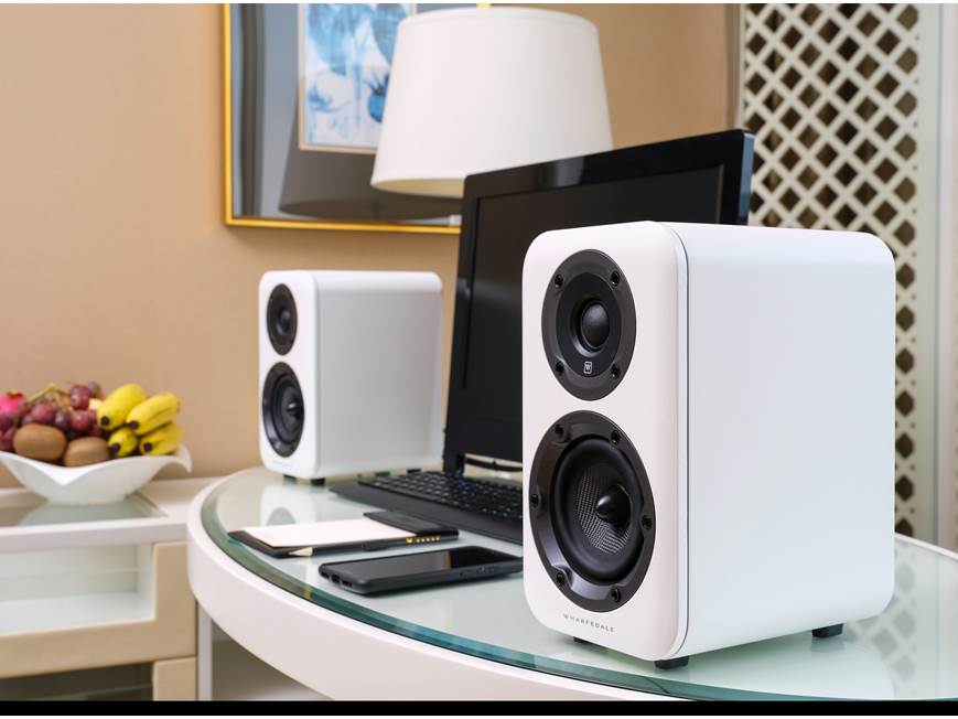 Wharfedale D320 (White) Bookshelf speakers (White) at Crutchfield