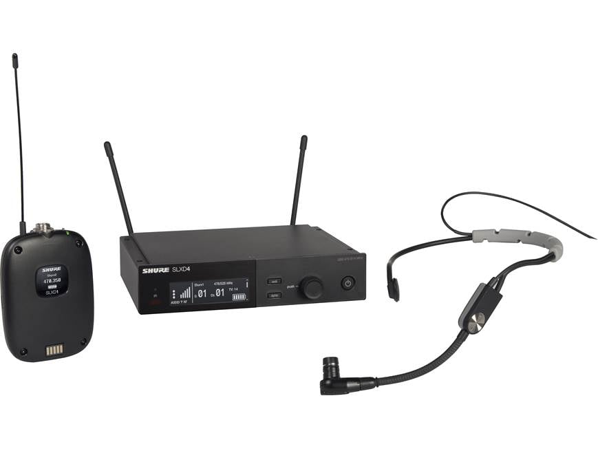 Shure Combo System with SLXD1 Bodypack, SLXD4 Receiver, and Beta 98H/C Microphone - Thumbnail 2