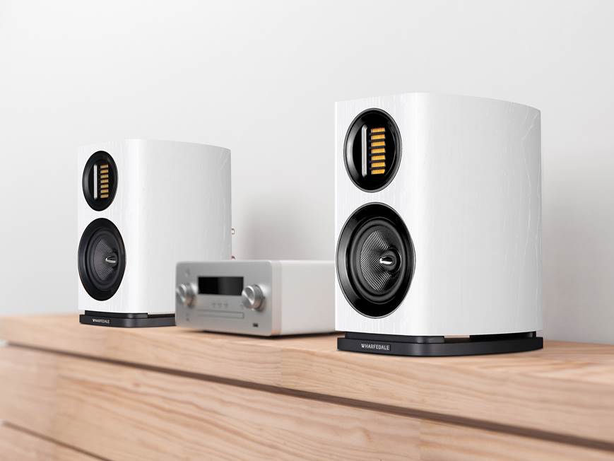 Wharfedale EVO4.1 (White) Bookshelf speakers (White) at Crutchfield