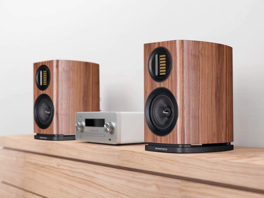 Wharfedale EVO4.1 (Walnut) Bookshelf speakers (Walnut) at Crutchfield