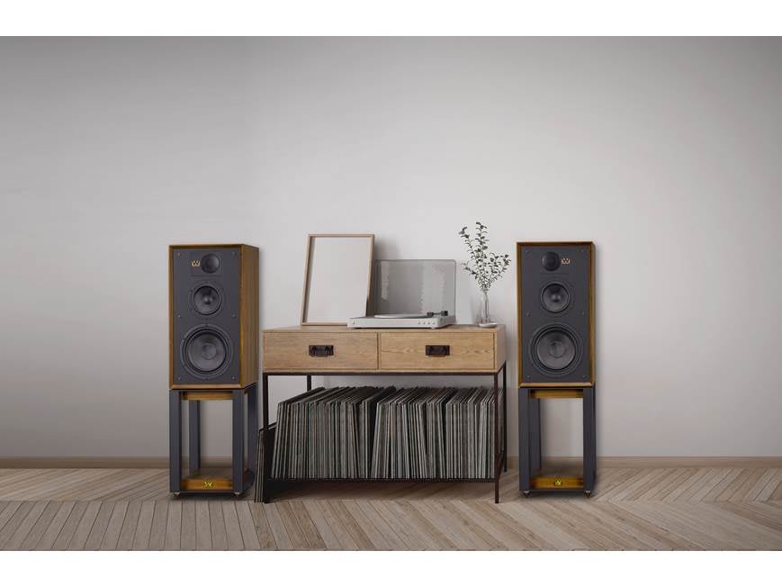 Wharfedale LINTON (Walnut) Matched pair of stand-mount speakers