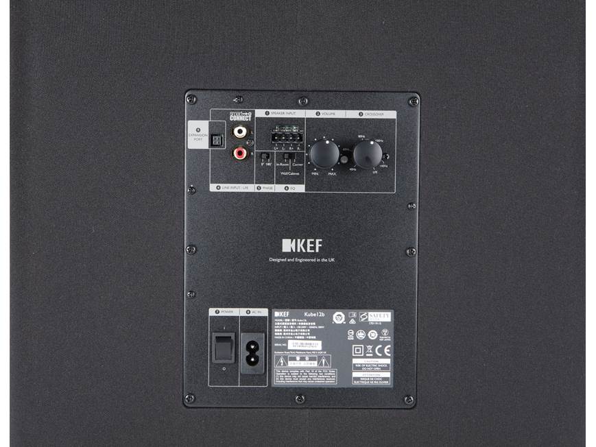 良品】 KEF ケフ Kube 12b サブウーファー 説明書付き ∩ 6191F-2 KEF