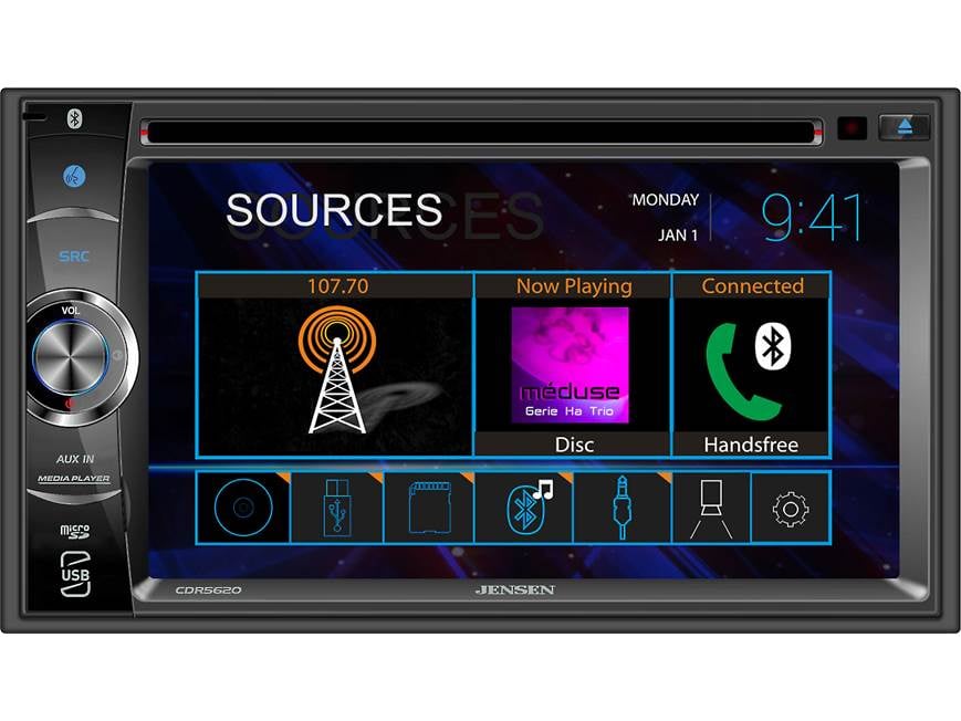 Jensen CDR5620 DVD receiver at Crutchfield