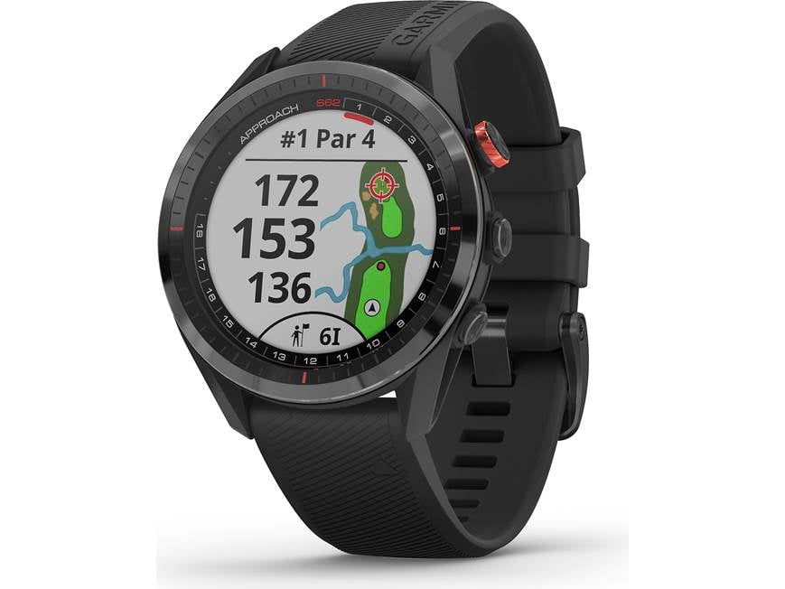 Garmin Approach® S62 (Black) Golf GPS watch — covers over 41,000