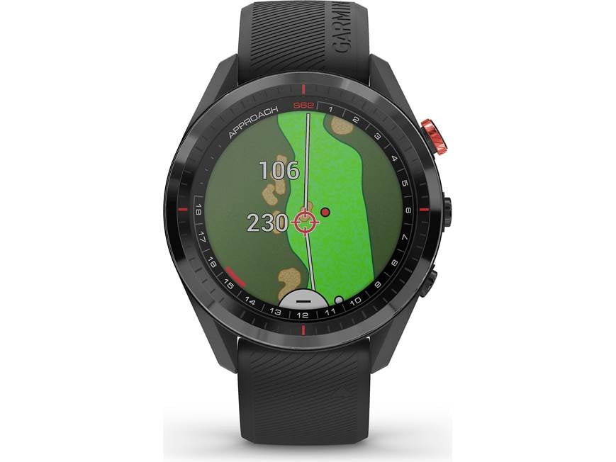 Garmin Approach® S62 (Black) Golf GPS watch — covers over 41,000