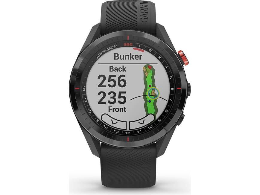 Garmin Approach® S62 (Black) Golf GPS watch — covers over 41,000