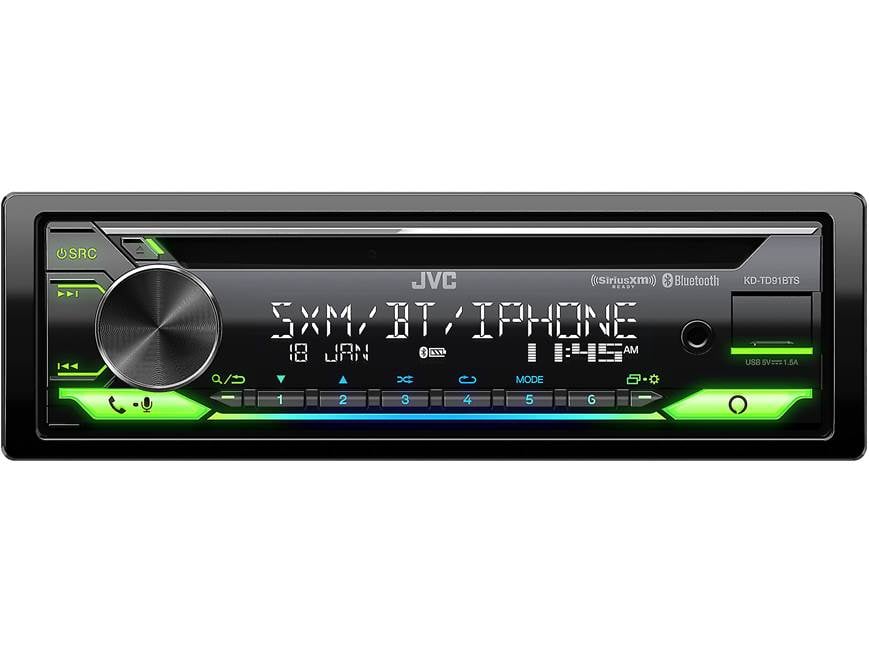 JVC KD-TD91BTS CD receiver at Crutchfield