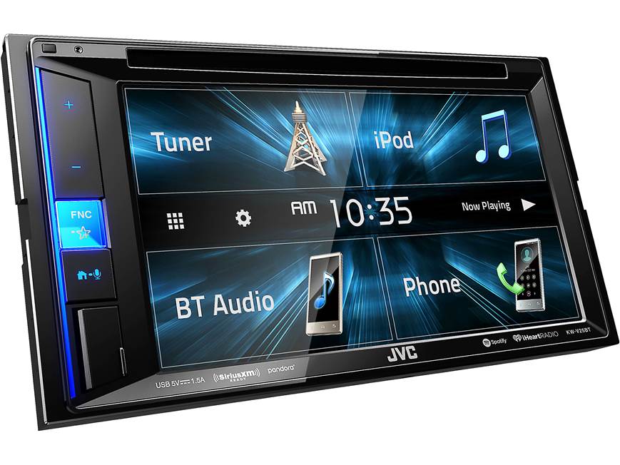 JVC KW-V25BT DVD receiver at Crutchfield