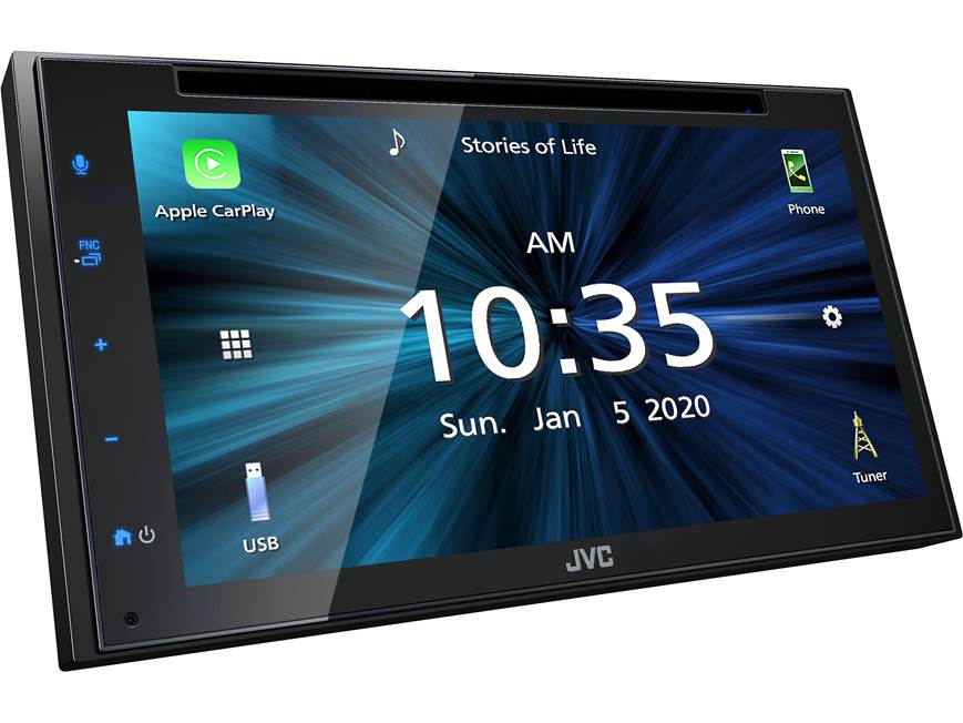 JVC KW-V66BT DVD receiver at Crutchfield