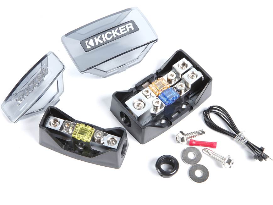 Kicker 46PKD4 Amp Wiring Kit 4-gauge dual amplifier wiring kit