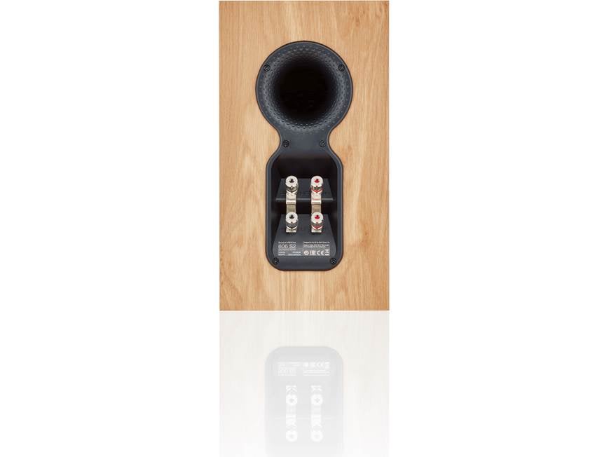 Bowers & Wilkins 606 S2 Anniversary Edition (Oak/White) Bookshelf