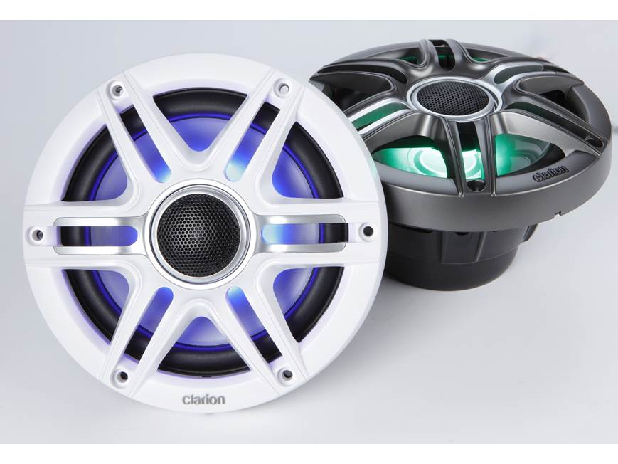 Clarion CA-5100A+CM-2011A+スピーカー Clarion CMSP-651RGB-SWG Premium 6-1/2
