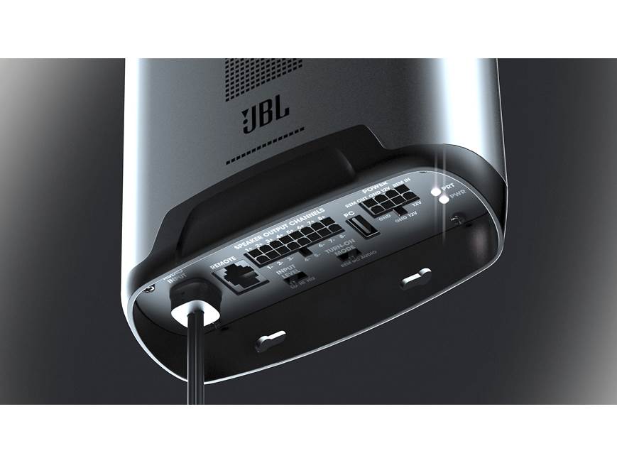 JBL DSP4086 8-channel car amplifier with digital signal processing