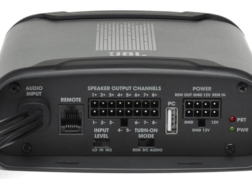 JBL DSP4086 8-channel car amplifier with digital signal processing