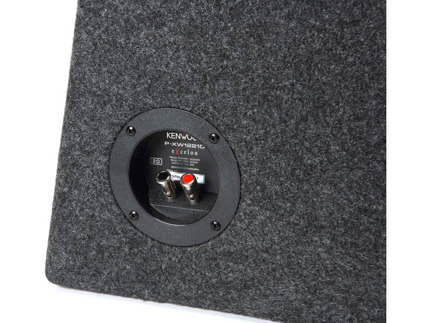 Kenwood Excelon P-XW1221D Ported 2-ohm enclosure with two 12