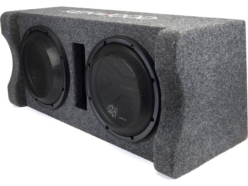Kenwood Excelon P-XW1221D Ported 2-ohm enclosure with two 12