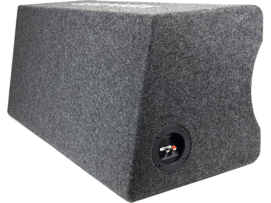 Kenwood Excelon P-XW1221DHP 2-ohm ported enclosure with two 12