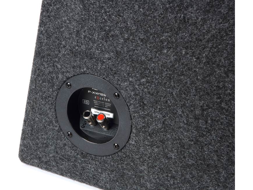 Kenwood Excelon P-XW1221DHP 2-ohm ported enclosure with two 12