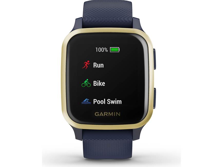 GARMIN　Venu Sq Music Navy/Light Gold Garmin Venu SQ Music Edition (Navy/Gold) GPS smartwatch with music