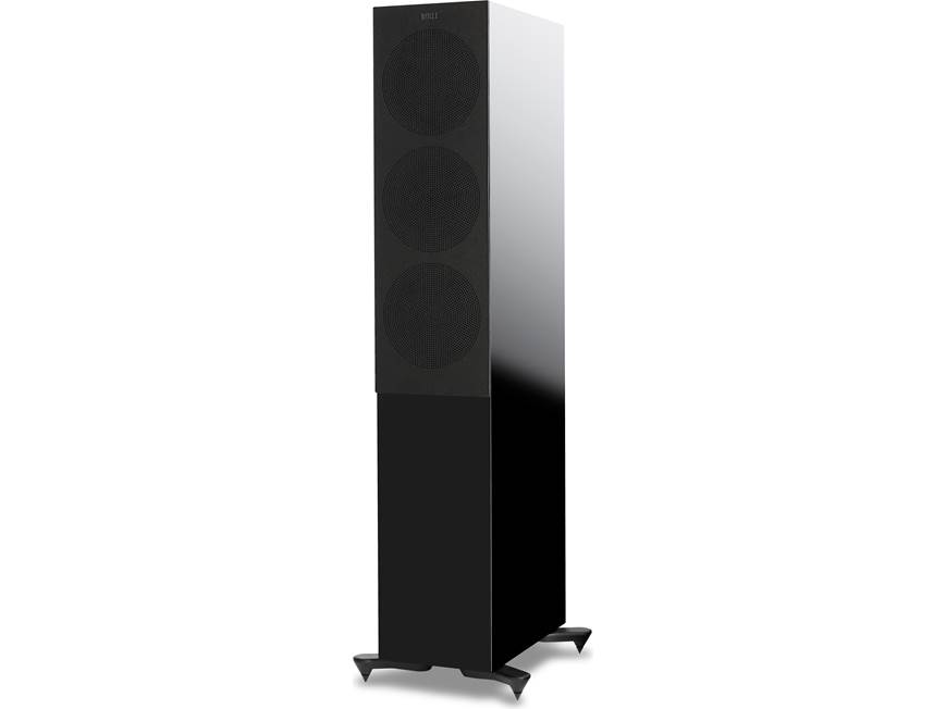 KEF R7 (Gloss Black) Matched pair of floor-standing speakers