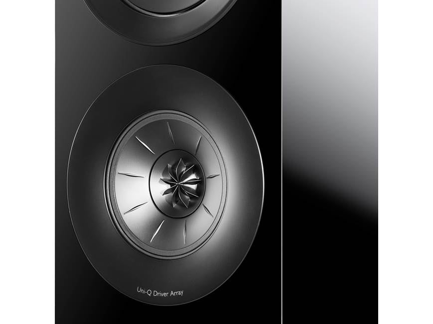 KEF R7 (Gloss Black) Matched pair of floor-standing speakers