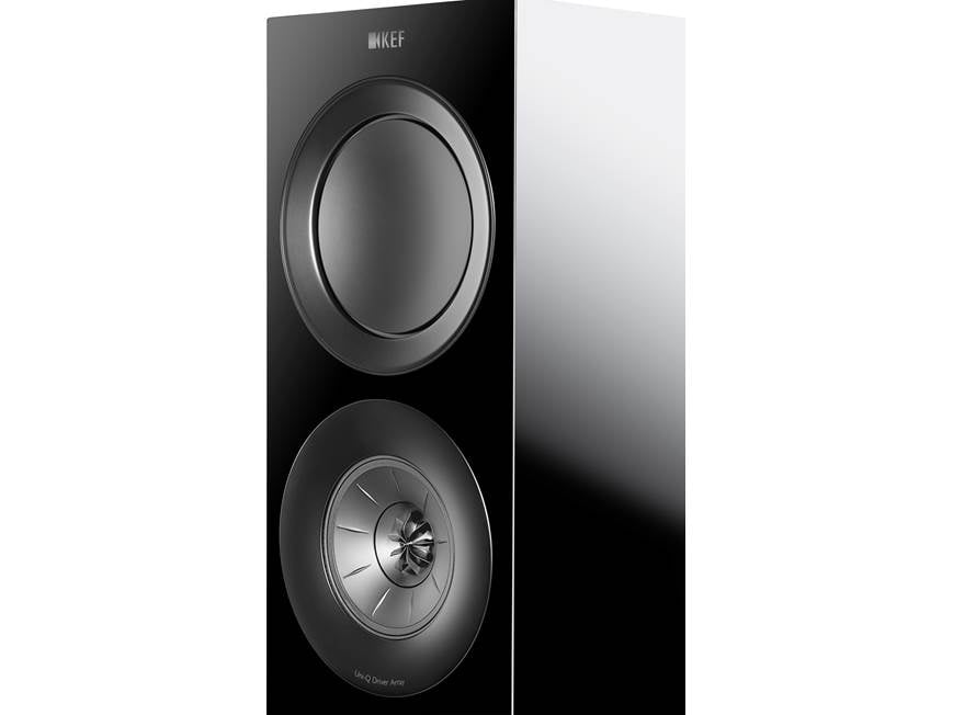 KEF R7 (Gloss Black) Matched pair of floor-standing speakers