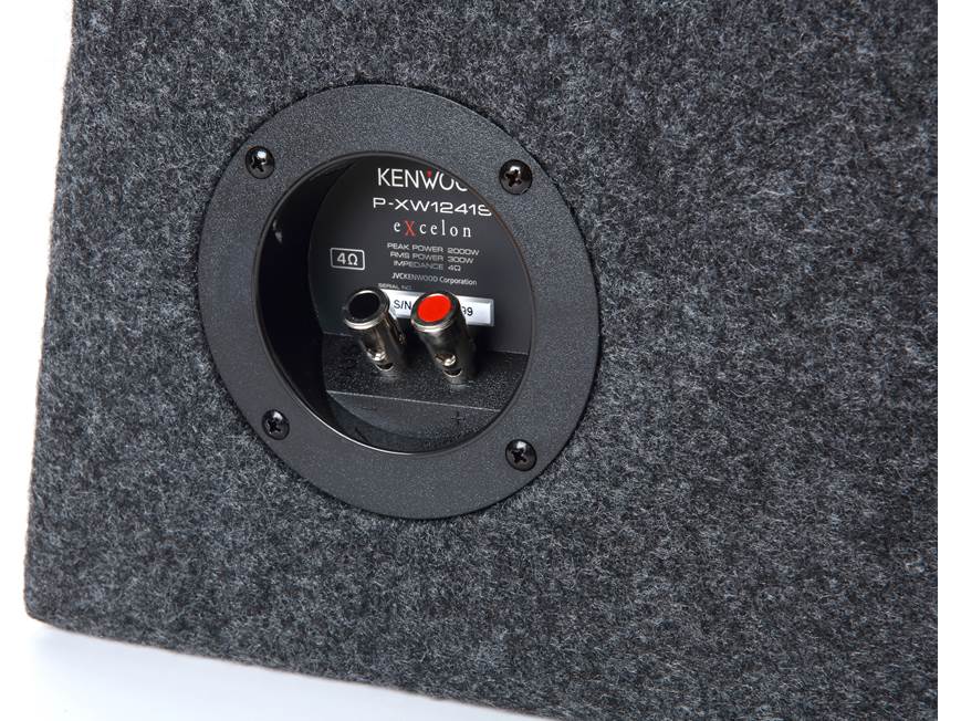 Kenwood Excelon P-XW1241S Ported enclosure with one 12