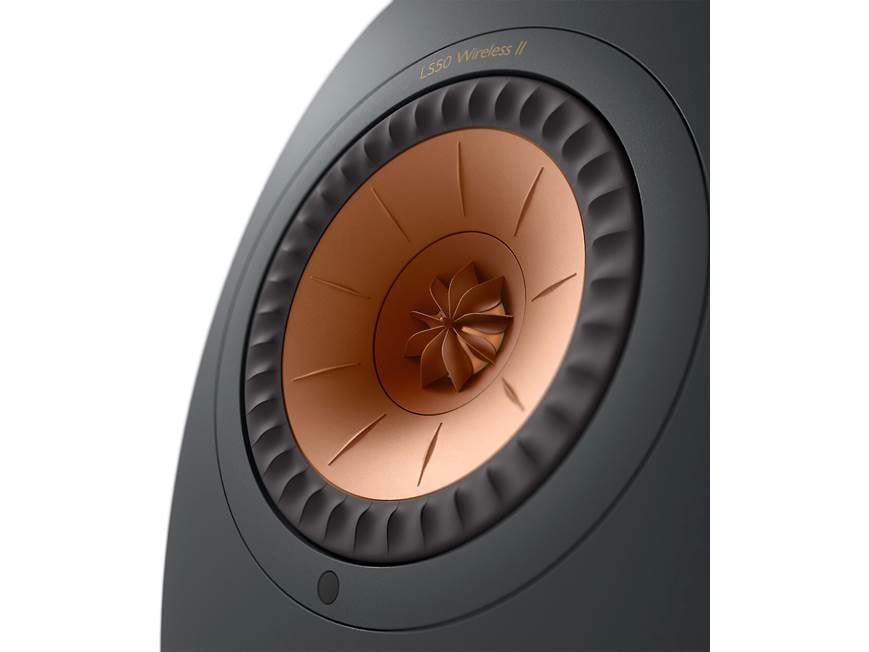 KEF LS50 Wireless II (Carbon Black) Powered stereo speakers with