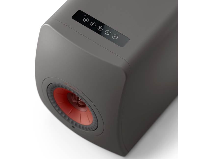KEF LS50 Wireless II (Titanium Grey) Powered stereo speakers with