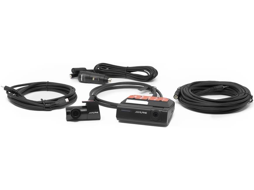 Alpine DVR-C320R HD dash cam with Wi-Fi and included rear-view cam