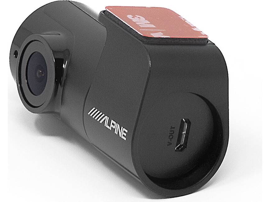 Alpine DVR-C320R HD dash cam with Wi-Fi and included rear-view cam