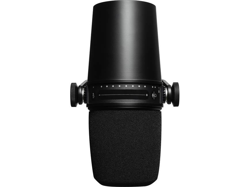 Shure MV7 (Black) Podcast microphone (Black) at Crutchfield