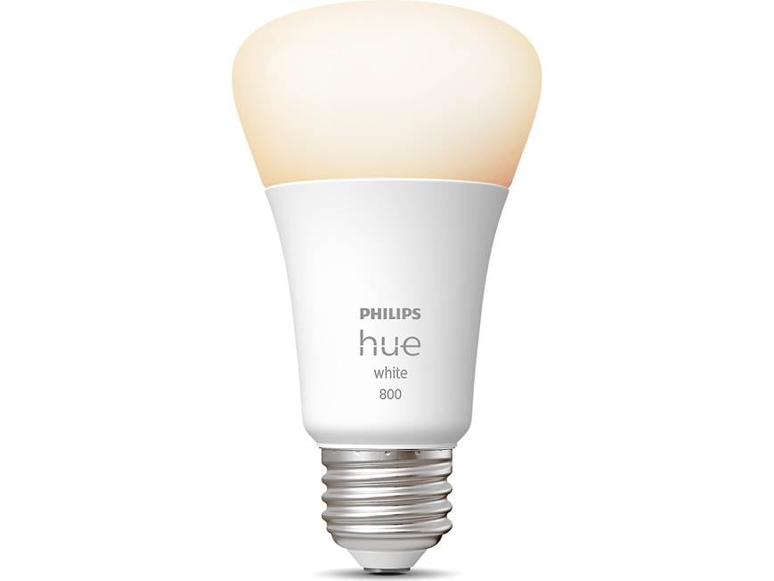 Philips Hue White A19 Bulb (800 lumens) Dimmable smart LED light